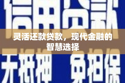 名间灵活还款贷款，现代金融的智慧选择