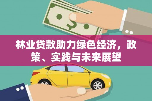 名间林业贷款助力绿色经济，政策、实践与未来展望
