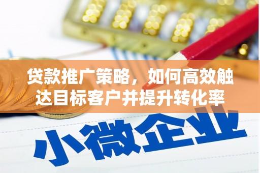 名间贷款推广策略，如何高效触达目标客户并提升转化率