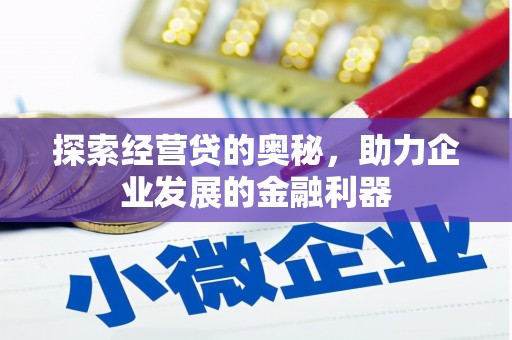 名间探索经营贷的奥秘，助力企业发展的金融利器