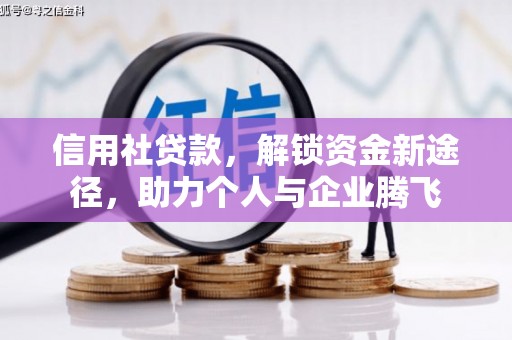 名间信用社贷款，解锁资金新途径，助力个人与企业腾飞