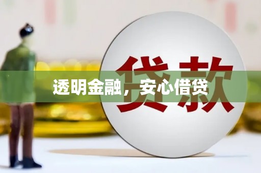 名间透明金融，安心借贷